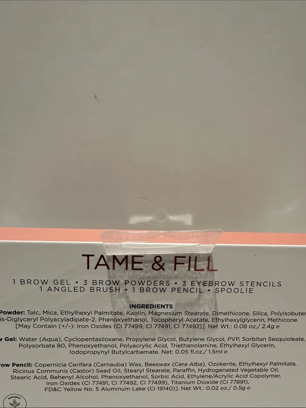 Giordano Tame & Fill 10 Piece Brow Kit w/Gel, Brow Powder, Brow Stencils, etc.